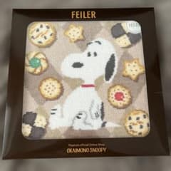 FEILER フェイラー♦︎スヌーピー メニーメニークッキー ハンカチ