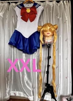 코스프레 의상 가발 포함 큰 사이즈 xxl 세일러 문 가격 인하 불가