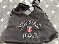 AVIREX ブラック ミニショルダーバッグのサムネイル