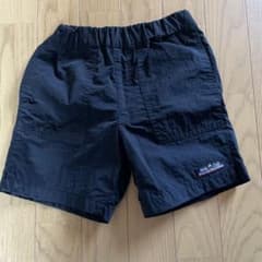 キッズ ショートパンツ水陸両用　ブラック110cmのサムネイル