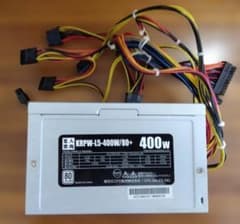 玄人志向 KRPW-L5-400W/80+ 電源ユニット 本体