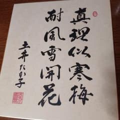 元社民党党首 土井たか子 直筆書 宛名無し - メルカリ