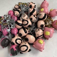 平成レトロ玩具 たまごっち キャラクター鈴 おやじっち べびっち はし