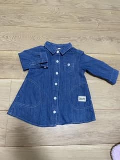 デニムシャツ80 セット売り　双子のサムネイル