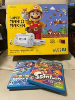 ニンテンドーwii U 本体 スーパーマリオメーカーセット ソフト2本付き