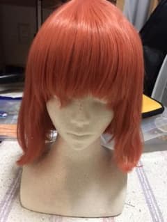 コスプレ ウィッグ ボブ オレンジ 七海春歌風のサムネイル