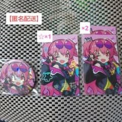 桃井愛莉コネクトライブ缶バッジ1個&エピカ3枚(箔押し1枚)まとめ