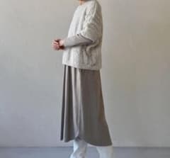 新品 ♡ sisam 定価18700円 ドルマンスリーブニット ベスト アラン