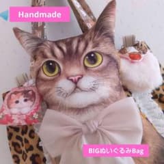 ⑮BIGぬいBag♥コヤンイサムチョン 猫 - メルカリ