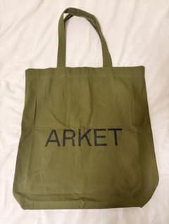 ARKET トートバッグ /カーキ /韓国のサムネイル