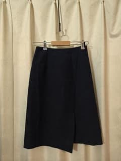 ANAYI ネイビー タイトスカート ひざ丈のサムネイル