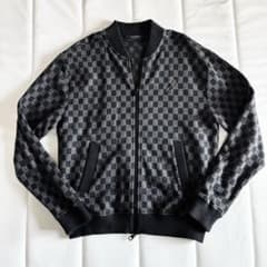 美品！LOUIS VUITTON ◆21AW/ダミエジャガードブルゾン　グレー