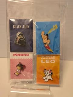 手塚治虫キャラクター ピンバッジ 4種セット - メルカリ