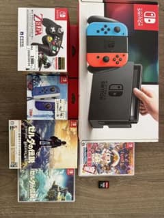 Nintendo Switch 本体 ゼルダの伝説ソフト・桃鉄・周辺機器セット