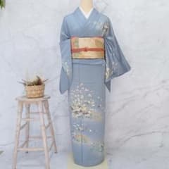 訪問着 フルセットa873正絹 卒業式 入学式 お宮参り 七五三 結婚式