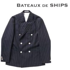 ☆極美品☆ BATEAUX DE SHIPS ダブルブレスト ジャケット - メルカリ