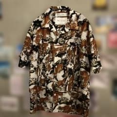 DAIRIKU 百虎柄半袖アロハシャツ