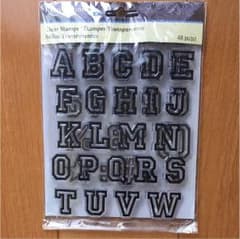 クリアスタンプ アルファベット大文字他のサムネイル