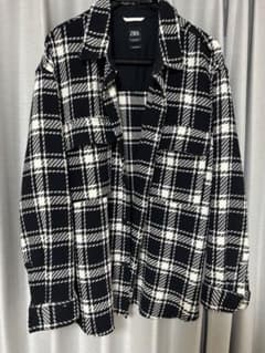 ZARA チェック　ジャケットのサムネイル