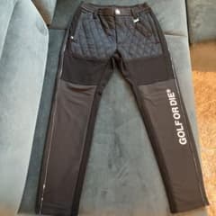 MARK&LONAキルティングパンツ ブラック - メルカリ