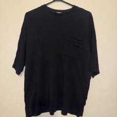 GU オーバーサイズ ポケットTシャツ ブラックのサムネイル