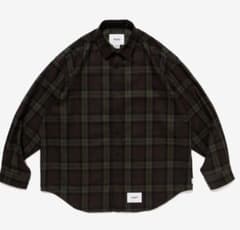 WTAPS ネルシャツ 25AW WTAPS TXT 01 LS WOPL Tweed ネルシャツ - メルカリ