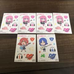 이치 반 쿠지 애니메이션 [보치 · 자 · 롯쿠!] VOLUME 3 특전 스티커 6 점
