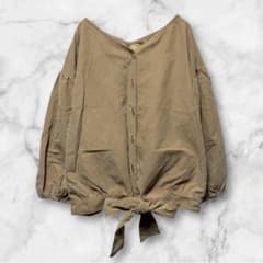 【激安‼️】アローズバース トップス カットソー 長袖 ウエストリボン カジュアル