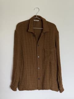 AURALEE COTTON LINEN LENO BLOUSON サイズ3のサムネイル