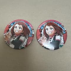 僕のヒーローアカデミア 缶バッジ 麗日お茶子 2個セットのサムネイル