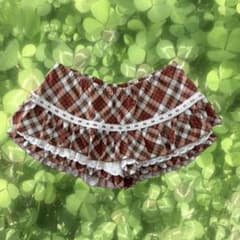 LIZ LISA 希少 姫系 平成 起毛 チェック柄 フリル レース キュロット