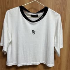 Riu ロゴ刺繍 リンガーTシャツ ホワイトのサムネイル