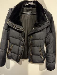 ZARA BASIC ダウンジャケット ブラックのサムネイル