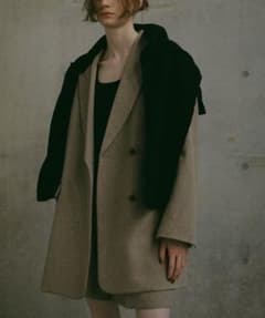 エトレトウキョウ ピークドラペルウールジャケット 秋冬 オーバーサイズ ETRE TOKYO - ピークドラペルウールジャケット - GREY | ADDICT WEB SHOP