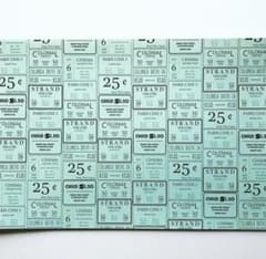 ラベルチケット ミント  デザインペーパー  A4       5枚のサムネイル