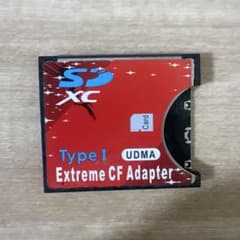 SDXCカード to コンパクトフラッシュ 変換アダプターのサムネイル