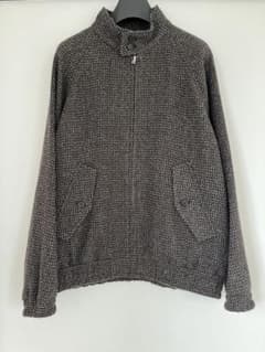 ALPACA WOOL SILK TWEED ZIP BLOUSON - メルカリ