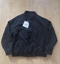 25awコムデギャルソンオム ポリエステル　ジップアップブルゾン　ブラック 25awコムデギャルソンオム ポリエステルジップアップブルゾンブラック