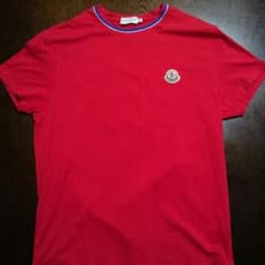 ２枚でモンクレール・Tシャツ・M（赤・白）のサムネイル