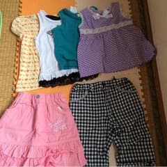 最終値下げ、今日だけ価格。夏服女の子120cm  6点セットのサムネイル