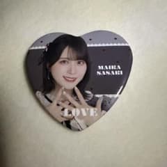 ＝LOVE 佐々木舞香 ハート型缶バッジ　イコラブのサムネイル