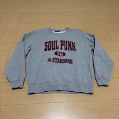 Hi-STANDARD SOUL PUNK CREW SWEAT（GRAY）Lのサムネイル