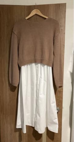 ニット　ワンピース　セットアップのサムネイル