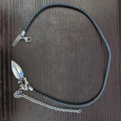 POLICE ネックレス ダガーモチーフ レザーコードのサムネイル
