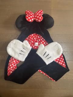 ミニー　マフラーキャップ　美品　ディズニーのサムネイル