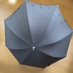 ランバン★刺繍日傘 ★グレーのサムネイル