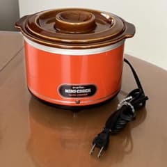 スロークッカー MINI CROCK-POT 低温調理 陶器 電気鍋 美品 - メルカリ