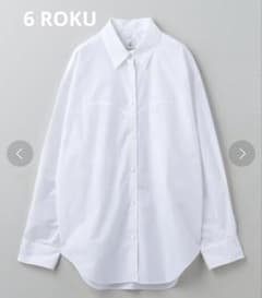 美品 ROKU ロク 2.5万 シャツ 白ブラウス B&Y ユナイテッドアローズのサムネイル