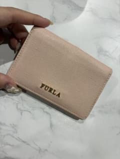 FURLA フルラ 名刺入れ カードケース ピンクベージュ レザー - メルカリ