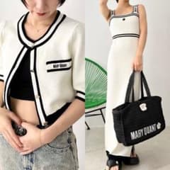 LILY BROWN×MARY QUANT ニットキャミワンピース＆カーデセット - メルカリ